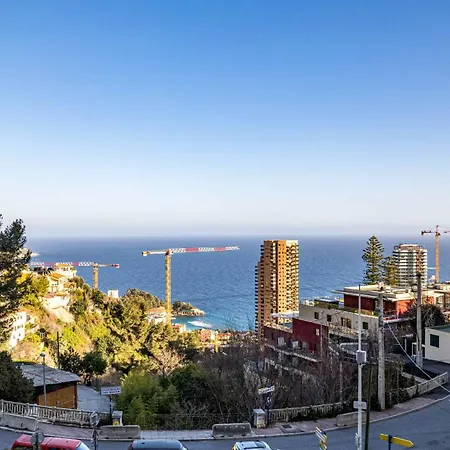 Birds Eye Luxury Castle Paranomic Views Of Monaco Monte Carlo Hills & Sea *